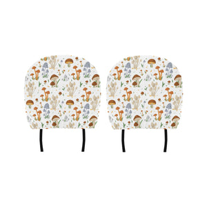 Mushroom Pattern Theme Car Headrest Cover