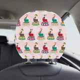 Colorful Sea Lion Pattern Car Headrest Cover