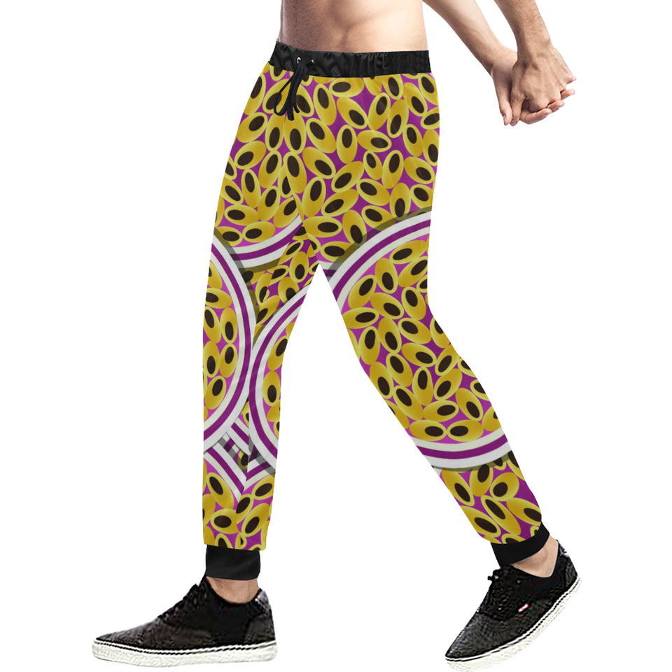 Passion Fruit Seed Pattern Unisex Casual Sweatpants