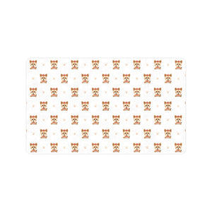 Yorkshire Terrier Pattern Print Design 03 Doormat