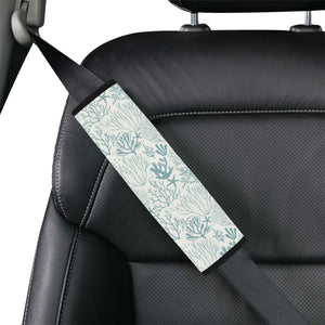 Coral Reef Pattern Print Design 02 Car Seat Belt Cover