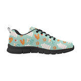 Windmill Pattern Theme Men's Sneakers Black