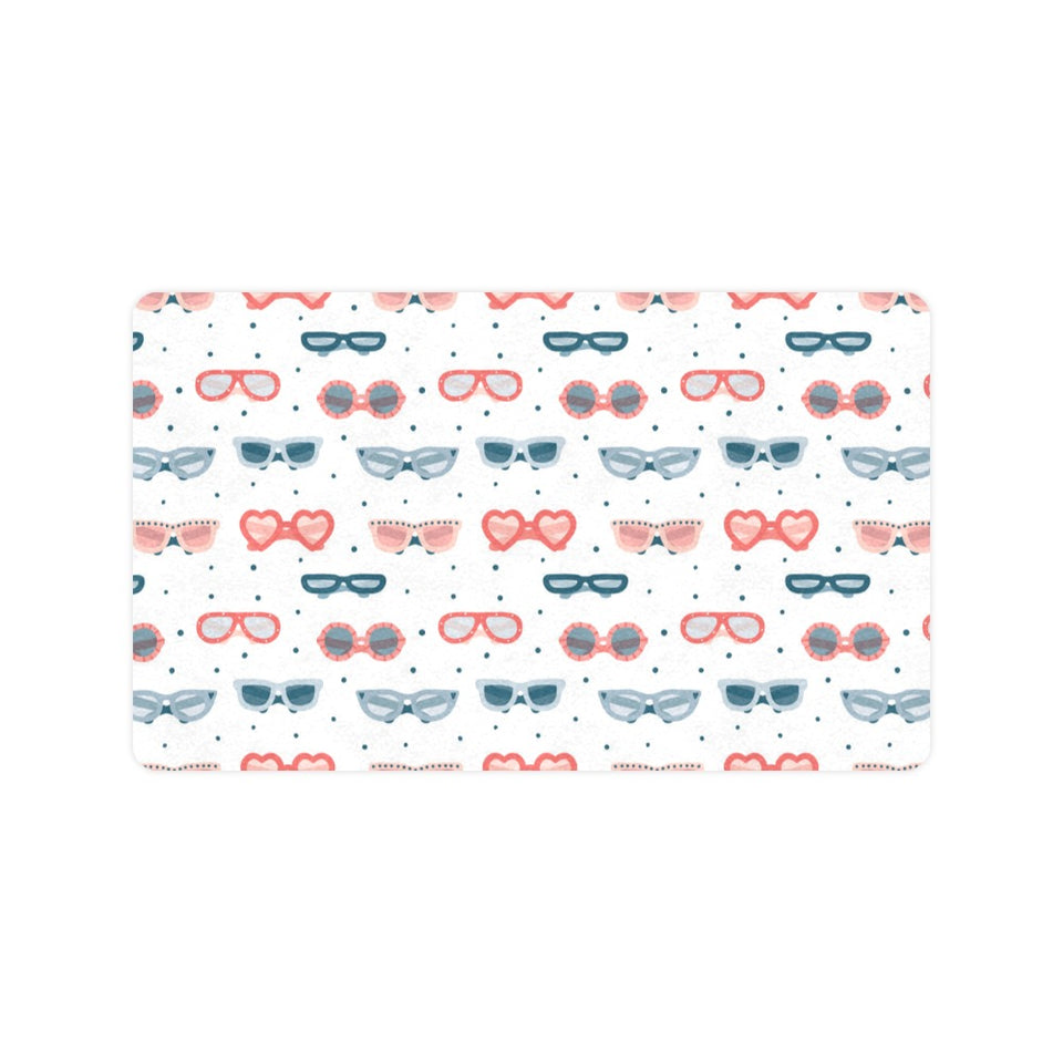 Sun Glasses Pattern Print Design 02 Doormat