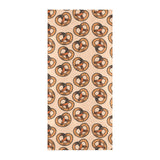 Pretzels Pattern Print Design 02 Beach Towel