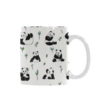 Panda Pattern Background Classical White Mug (FulFilled In US)