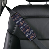 Bicycle Pattern Print Design 01 Car Seat Belt Cover