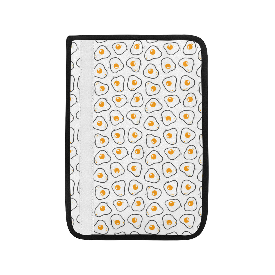 Fried Eggs Pattern Print Design 05 Car Seat Belt Cover