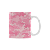 Pink Camo Camouflage Pattern Classical White Mug (FulFilled In US)