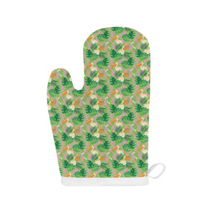 Pelican Pattern Print Design 05 Heat Resistant Oven Mitts