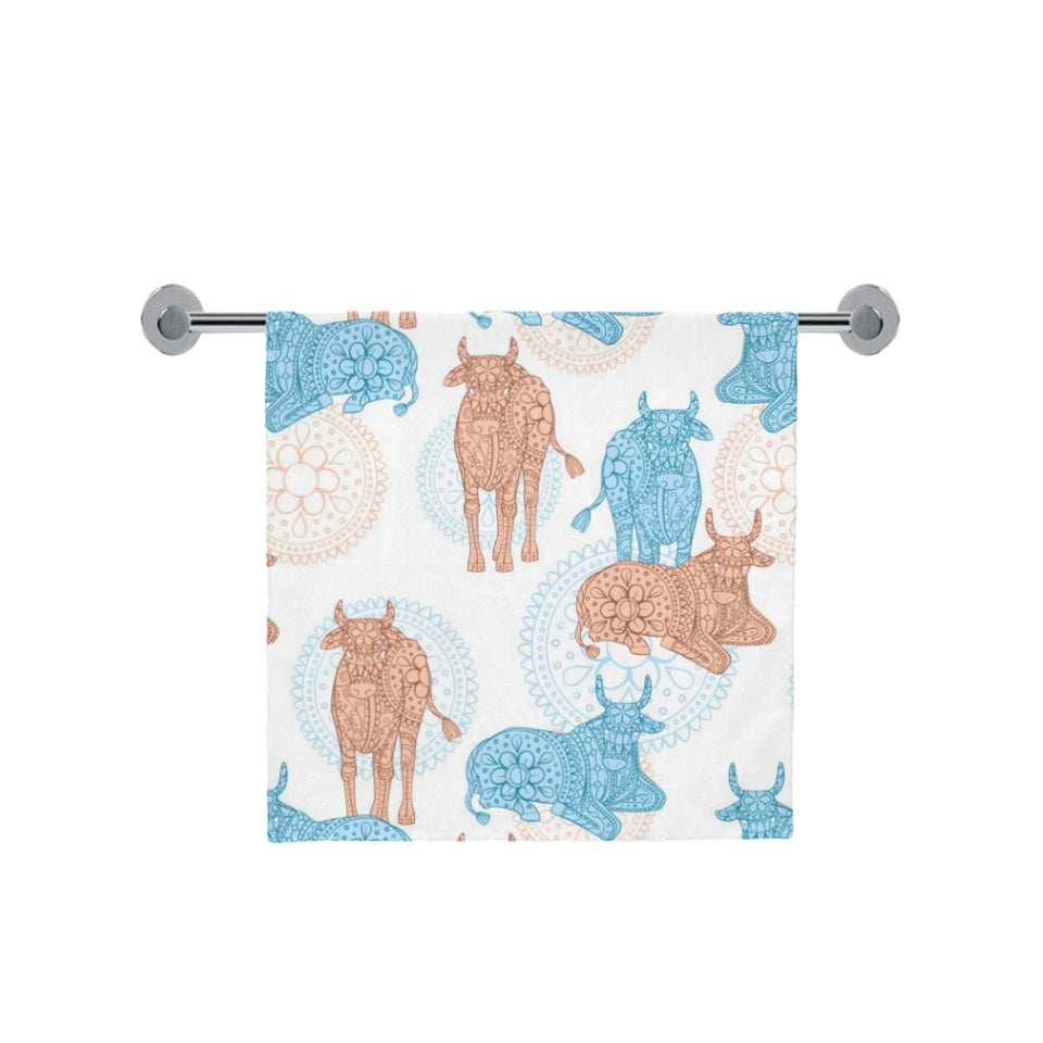 Cow Tribal Pattern Bath Towel
