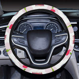 Llama Cactus Pattern Car Steering Wheel Cover