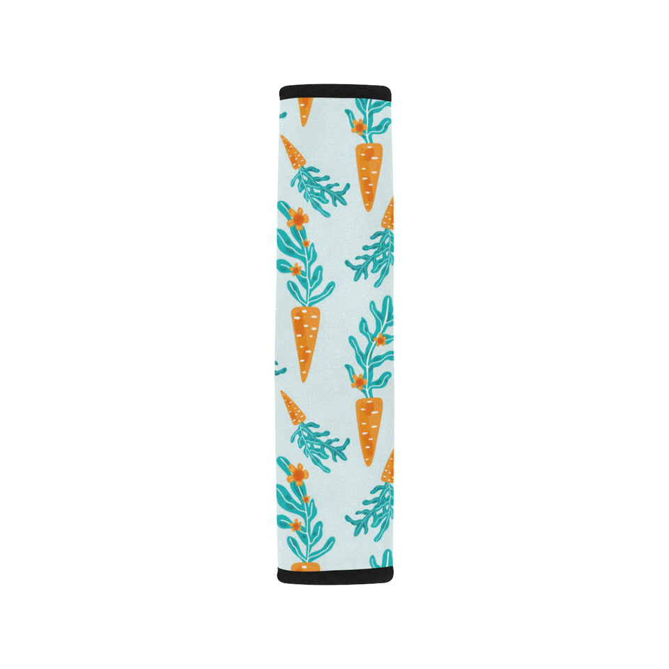 Carrot Pattern Print Design 03 Car Seat Belt Cover