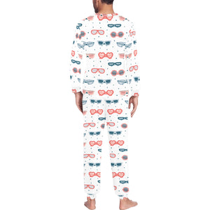 Sun Glasses Pattern Print Design 02 Men's All Over Print Pajama