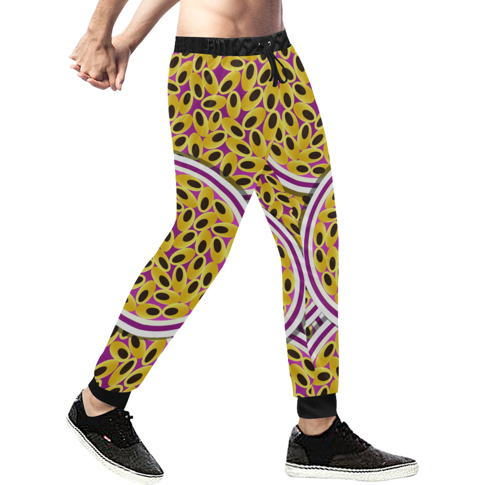 Passion Fruit Seed Pattern Unisex Casual Sweatpants