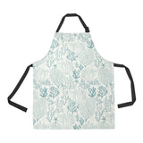 Coral Reef Pattern Print Design 02 Adjustable Apron