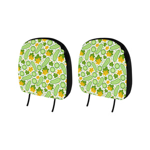 Cucumber Pattern Car Headrest Cover