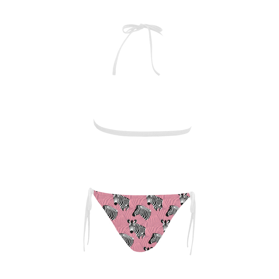Zebra Head Pattern Sexy Bikinis Two-Pieces Swimsuits