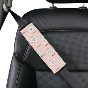 Pomeranian Pattern Car Seat Belt Cover