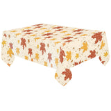 Red and Orange Maple Leaves Pattern Tablecloth
