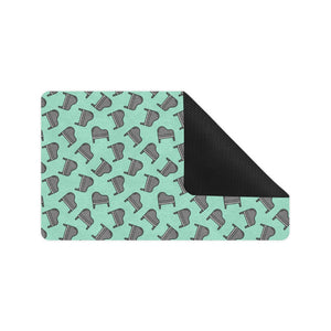 Piano Pattern Print Design 04 Doormat