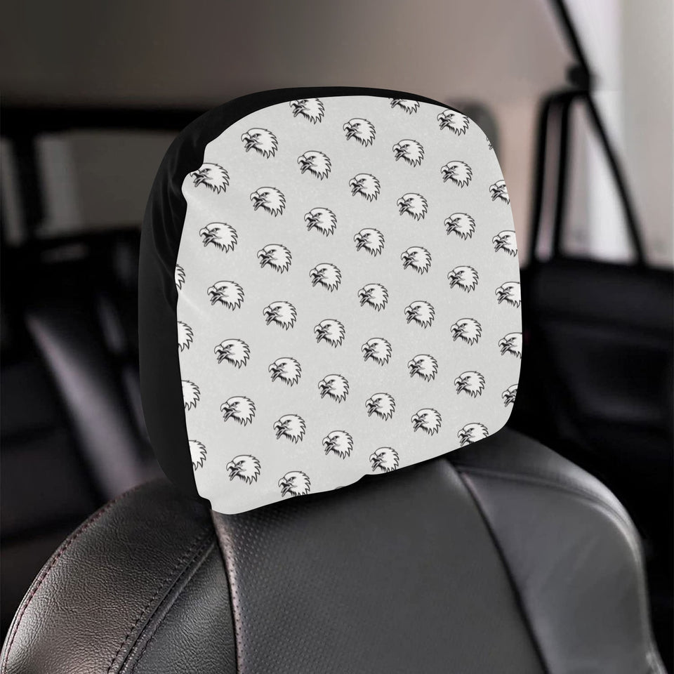 Eagle Pattern Print Design 03 Car Headrest Cover