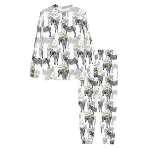 Zebra Pattern Men's All Over Print Pajama