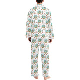 Goldfish Pattern Print Design 01 Men's Long Pajama Set