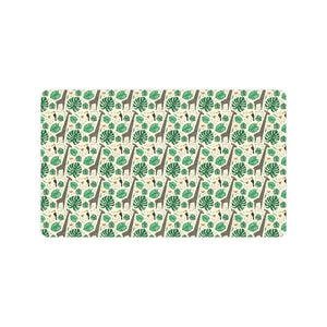 Giraffe Pattern Print Design 02 Doormat