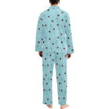 Ostrich Pattern Print Design 05 Men's Long Pajama Set