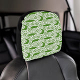 Crocodile Pattern Car Headrest Cover