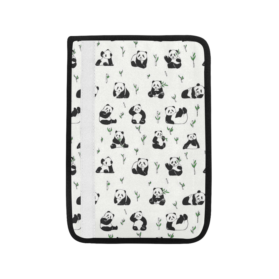 Panda Pattern Background Car Seat Belt Cover