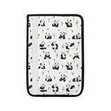 Panda Pattern Background Car Seat Belt Cover