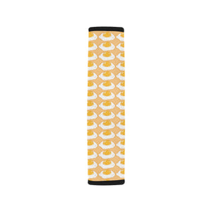 Fried Eggs Pattern Print Design 04 Car Seat Belt Cover