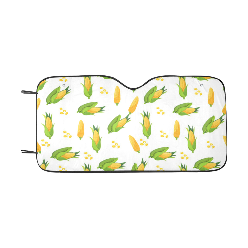 Corn Pattern Print Design 01 Car Sun Shade