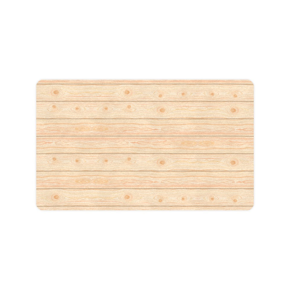 Wood Printed Pattern Print Design 05 Doormat