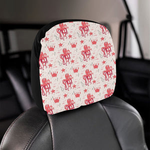 Octopus Crab Starfish Pattern Car Headrest Cover