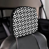 Canabis Marijuana Weed Pattern Print Design 05 Car Headrest Cover