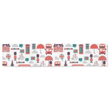 British Pattern Print Design 02 Table Runner