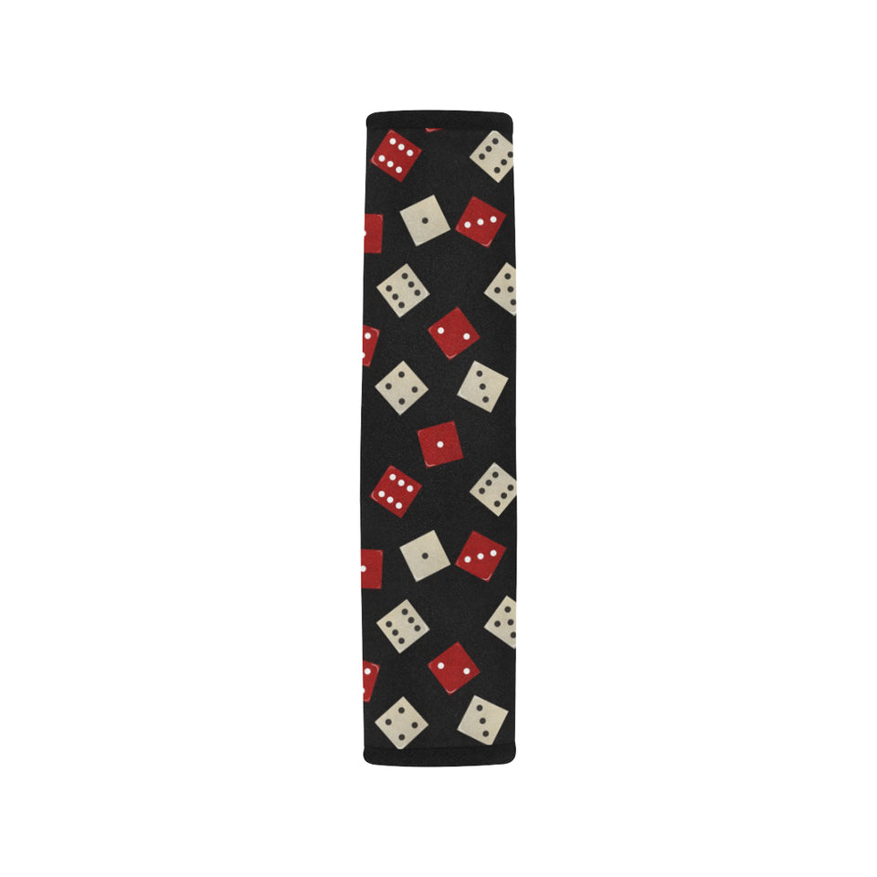 Dice Pattern Print Design 04 Car Seat Belt Cover