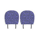 Lavender Theme Pattern Car Headrest Cover