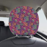 Coral Reef Pattern Print Design 03 Car Headrest Cover