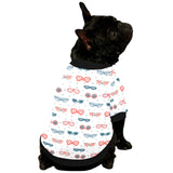 Sun Glasses Pattern Print Design 02 All Over Print Pet Dog Round Neck Fuzzy Shirt