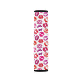 Lips Pattern Print Design 04 Car Seat Belt Cover