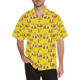 Guinea Pig Pattern Print Design 05 Men's All Over Print Hawaiian Shirt (Model T58)