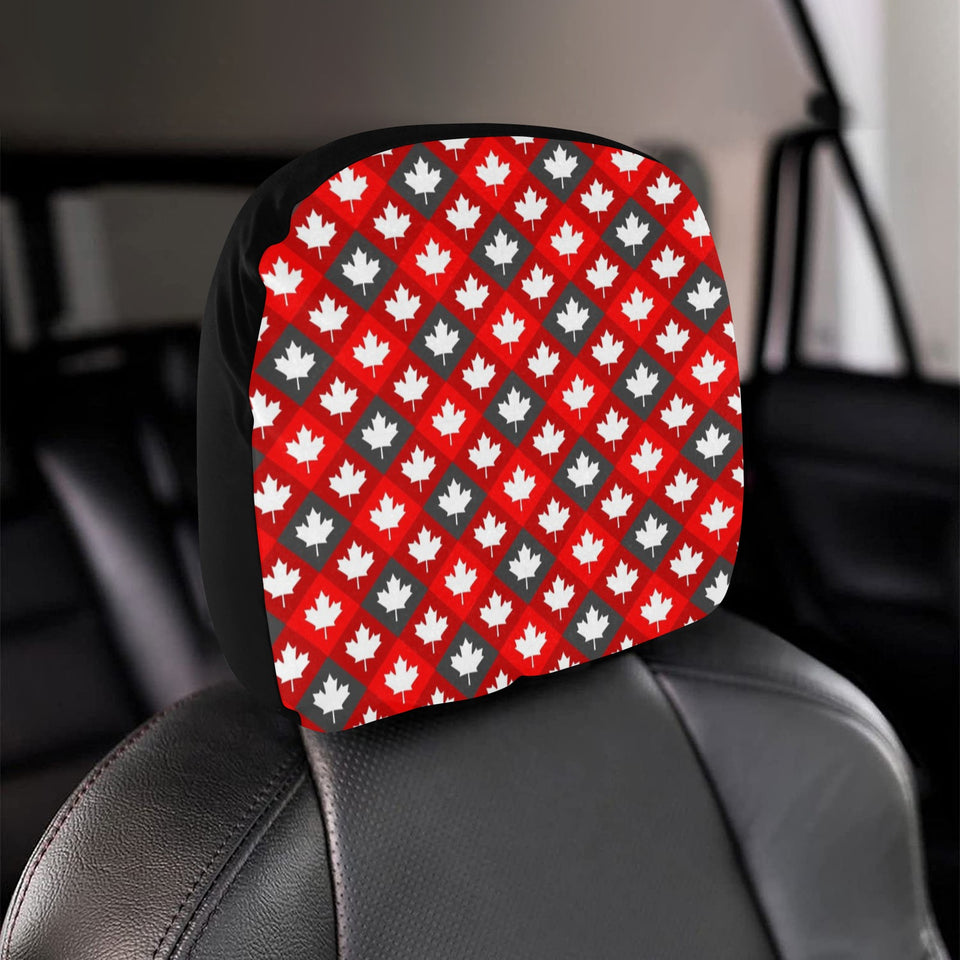 Canada Pattern Print Design 05 Car Headrest Cover