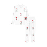 Bull Terrier Pattern Print Design 05 Kids' Boys' Girls' All Over Print Pajama Set