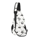 Panda Pattern Background All Over Print Chest Bag