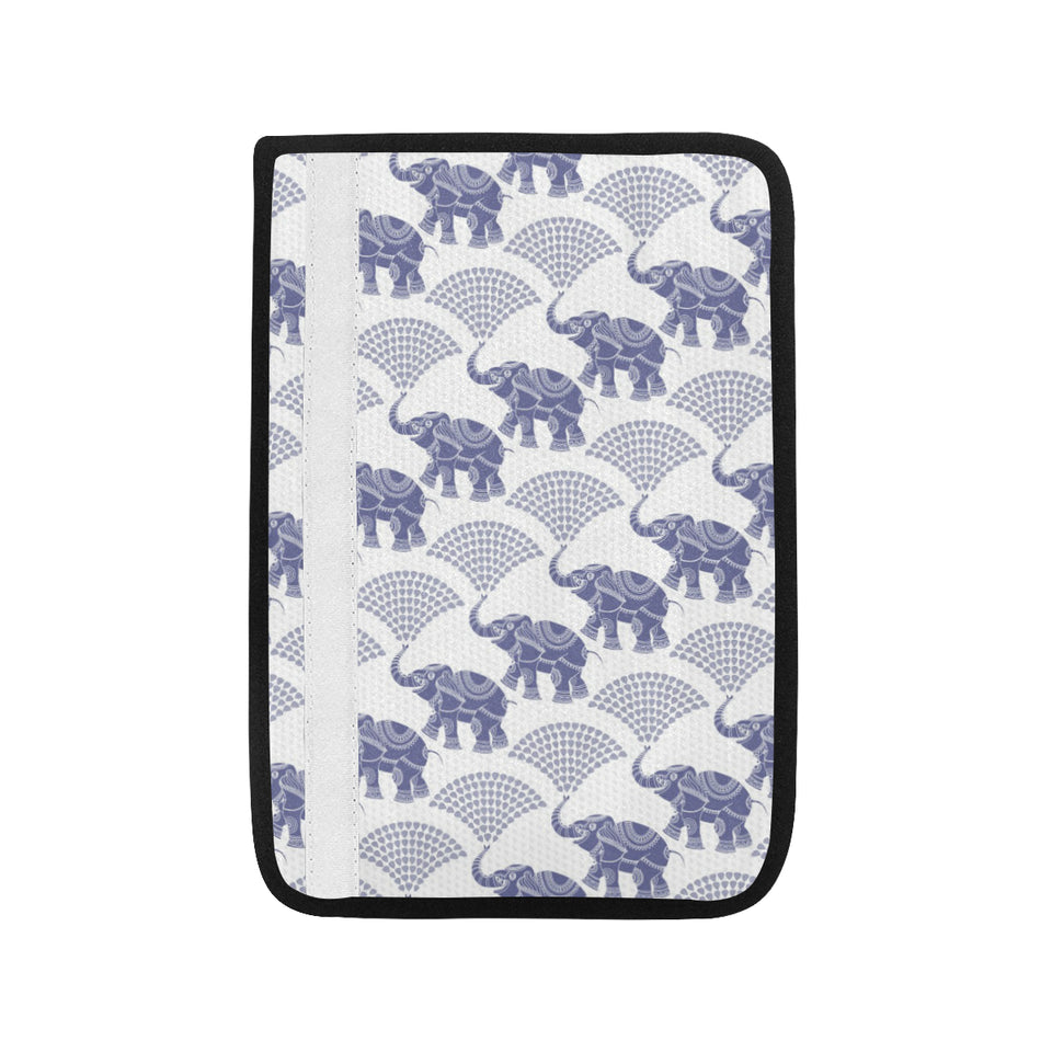 Elephant Pattern Background Car Seat Belt Cover