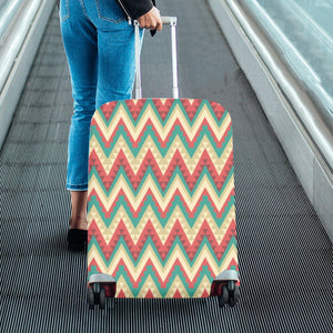 Zigzag Chevron Pattern Luggage Cover (22"-25") (Medium)