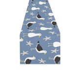 Seagull Pattern Print Design 01 Table Runner